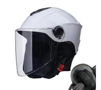 Yonuaret Adult Motorcycle Helmet,Street Protective Gear with Visor | Motorcycle Half Helmet with Removable Scarf,for Men Women City Riding Highway Cruising Weekend Tours Daily Commute Short Trips Long