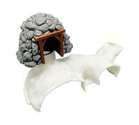 Yonuaret Aquarium Cave | Hiding Place Landscape Decoration, Aquarium Tunnel Cave Underwater Decoration - for Betta Fish Dwarf Cichlids Catfish Hermit Crab