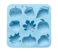 Yonuaret Baking Molds Silicone Shapes | Pumpkin Maple Leaves Silicone Food Molds | Craft Supplies for Halloween Thanksgiving Home Decor Autumn Candle Dessert Candy Party Favors Cake