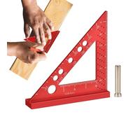 Yonuaret Carpenter's Angle, Multi-Angle Precision for Accurate Work - Metal Drilling Template as Measuring Angle for Accuracy - For Marking, Layout, Levelling, Measuring and Building