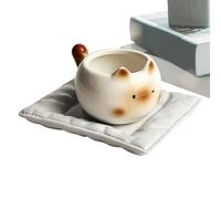 Yonuaret Cat Mug | Cute Drinkware 210ml,Kitten-Shaped Ceramic Mug Cup,for Juice Water Milk Hot Chocolate Beer Cocktail Home Camping Dorm Family Gathering Party