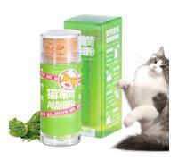 Yonuaret Catnip Powder for Cats - 6g Natural Digestive Support | Cat Hair Ball Treats | for Digestion Care Hair Cleaning Senior Large Breed Boredom Relief