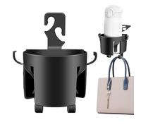 Yonuaret Cup Holder for Back Seat of Car - Seat Back Organizer with Headrest Hooks | Beverage Bottle Storage Organizer Accessories for Automotive Interior Truck Cell Phones Keys