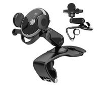 Yonuaret Dashboard Phone Holder - Dashboard Windshield Car Phone Mount - Stand Foldable 360 Degrees Rotating Holder for Truck Automotive Men Road Trip Auto Women Safe Driving Vehicle