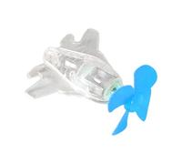 Yonuaret Electric Bike Decoration - Airplane Motorcycle Decor Handlebar Mount,Small Wind Powered Ornament with LED Light, Car Decor Cycling Accessories for Electric Scooter