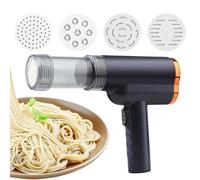 Yonuaret Electric Pasta Maker,Noodle Machine | Portable Mixer with 5 Types Accessory Cordless Making Tool for Home Cooking Pizza Food Vegetable Prep