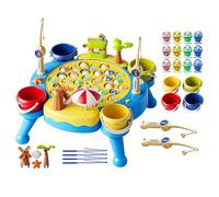 Yonuaret Fishing Game | Kid Magnetic Fishing Toys - Rotating Electric Play Set for 3 Years + Toddler Boys Girls Party Christmas Fun