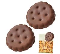 Yonuaret Food Clips for Bags | 2-Pieces Small Bag Clips for Food Storage,Snack Package Sealing Reusable Freshkeeping Clamp for Apartment Dining Room Kitchen Farmhouse Home Restaurant Dormitory