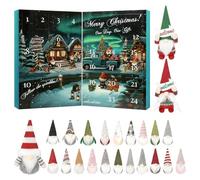 Yonuaret Gnome Countdown Calendar | 24-Day Plush Cute Ornament - Count Down to Christmas Gnome Calendar,for Kids Teens Family Friends Adults Couples Tree Living Room Bedroom