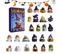Yonuaret Halloween Countdown Toy | 24 Days Gnome Countdown Calendar for Kid - Lovable Home Decoration for Children Wife Daughter Friend Sister Boys Wives