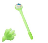 Yonuaret Halloween Pen, Cartoon Eyeball Design Markers, Glows in the Dark Spooky Pens, for Office College School Home Journaling Drawing Crafts Art