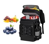 Yonuaret Insulated Backpack,Soft Cooler Backpack for Men Women | Ice Box Waterproof Reusable Tote Soft Lunch Bag for Picnic Beach Work School Fishing Hiking