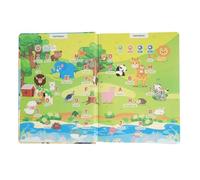 Yonuaret Interactive Electronic Learning Books, Baby Talk Book, 14 Themes 260 Words Electronic Interactive Spelling Talking Toy for Reading Practice Language Learning Speech