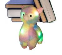 Yonuaret Light Up Plush | Cute Alpaca Comfort Plush Toy - Light Up Animal Stuffed Doll,for Kids Boys Girls Travel Nursery Playroom Daycare Bedtime Nighttime Naptime Sleep Birthday Christmas