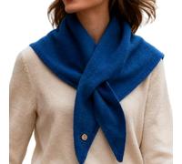 Yonuaret Neckerchief for Women, Small Triangular Wool Accessory, Women's Scarf Headband, for Home, Autumn, Daily Casual, Party, Outdoor, Garden, Hiking, Walking, Hair Handbag, blue, Siehe Beschreibung