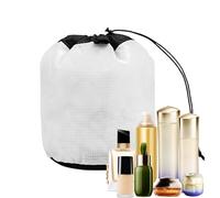 Yonuaret Nylon Bags with Drawstrings, Organiser for Small Parts, Waterproof Storage for Baby Room, Travel, Sports, Skiing, Business Trip and Rooms, black, see description, See description