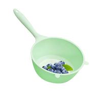 Yonuaret Rice Washer Strainer Bowl - Multifunctional Fruit Cleaner Strainer | Space-Saving Kitchen Washer Colander for Dormitory Apartment Restaurant Hotel Rental