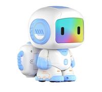 Yonuaret Robot for Kids - Programmable Rechargeable with Light Music | Cute Smart Robot Funny Toys - for Boys Girls Teen Family Home Play Travel Camping Childrens Day