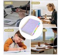 Yonuaret School Notebooks | B5 Lined Journal with Removable Divider | 300 Pages Compact Journal for Home Work Note Taking College School Study Meeting
