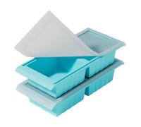 Yonuaret Silicone Soup Trays, Leak-proof Containers, Freezing Cubes for Food Storage, Made of Silicone, for Broth, Soup, Leftovers, Sauce, Meal Preparation, Freezing, Baking, Home