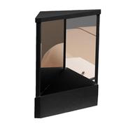 Yonuaret True Mirror, Makeup Mirror Non-Reverse Mirrors Makeup VanityMirror Portable Mirrors For Travel,Non Reversing For Real Image Real Reflection Non Reverse M-irror For Haircuts And Beauty