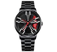 YONY 2022 for Men Top Brand Luxury Trend Cool Sports Car Men Watch Stainless Steel Fashion Men Quartz Watches-red
