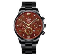 YONY Luxury Fashion Mens Sports Watches for Men Business Stainless Steel Quartz Watch Luminous Clock-As Shown 12