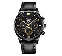 YONY Luxury Fashion Mens Sports Watches For Men Business Stainless Steel Quartz Watch Luminous Clock-As Shown 6