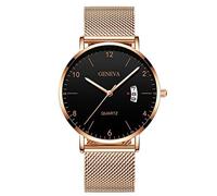 YONY Men Watches 2022 Luxury Men Stainless Steel Mesh Calendar Watch Men Quartz Watch Men Wrist Watch-6