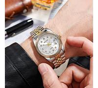 YONY products Full Steel Men Quartz Watches Luxury Brand between gold white