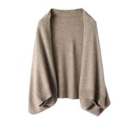 YonYeHong Women's Shawls Wraps Solid Color Pashmina Loose Poncho Sweater Cape Open Front Wraps