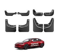 YONZEE Front & Rear Mud Flaps for Tesla Model 3 Highland 2024-2026, 8 Pack