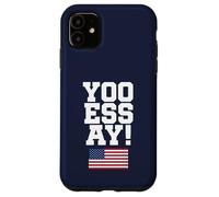 YOO ESS AY Funny Phonetic Chant Fan Song USA Patriotic Flag Case for iPhone 11