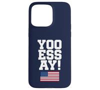 YOO ESS AY Funny Phonetic Chant Fan Song USA Patriotic Flag Case for iPhone 15 Pro Max