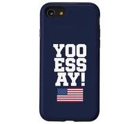 YOO ESS AY Funny Phonetic Chant Fan Song USA Patriotic Flag Case for iPhone SE (2020) / 7/8