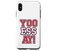 YOO ESS AY Funny Phonetic Sports Chant Varsity Typography Case for iPhone XS Max