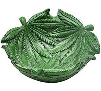 Yooce Marijuana Leaf Cigarette Ashtray Cannabis Weed Ash Tray