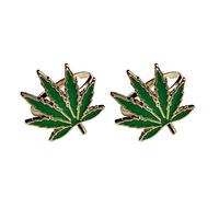 Yooce 420 Leaf Ring Jewelry, 2 Pcs