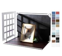 Yoocheese Photo Backdrop for Product Photography: 16X11.5" Double-Sided Paper with Shadow Board Props for food,Small Item Photos - Content Creator,E-commerce Seller Background Kit (12pcs/24color)