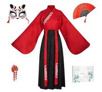 YOOCHUENG Chinese Hanfu Dress Set for Women Cosplay - XL Size (EU 46-48)