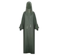 YOOCHUENG Muslim Prayer Dress for Women,Full Cover Abaya Robe with Hijab