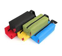 YOOFAN Small Tool Bags - Heavy Duty 1680D Waterproof Fabric Tool Pouch, Black/Red/Blue/Green/Yellow, 5-Packs