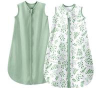 Yoofoss Baby Sleeping Bag 0.5 Tog - 0-6 Months 2 Pack Summer Sleeping Bag Baby 100% Organic Cotton Sleep Sack for Newbron Infant Toddler