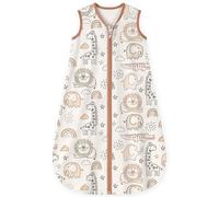 Yoofoss Baby Sleeping Bag 0.5 Tog 12-18 Months - 100% Organic Cotton Summer Breathable Sleep Sack Soft Sleep Bag for Infant Unseix Wearable Blanket
