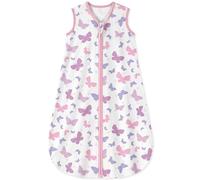 Yoofoss Baby Sleeping Bag 0.5 Tog 6-12 Months - 100% Organic Cotton Summer Lightweight Sleep Sack Soft Sleep Bag for Infant Unseix Girl Wearable Blanket