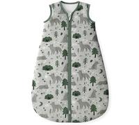 Yoofoss Baby Sleeping Bag 1.5 Tog 0-6 Months Fox | Baby Winter Sleeping Bag 100% Organic Cotton Sleep Sack for Newborn Infant Toddler Quilted Warm Soft