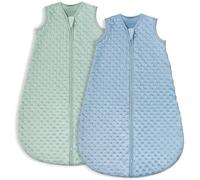 Yoofoss Baby Sleeping Bag 1.5 Tog - 18-24 Months 2 Pack Winter Sleeping Bag Baby with Plush Dots Warm Sleep Sack for Newbron Infant Toddler Warm