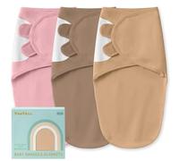 Yoofoss Baby Swaddles for Newborns, Made from Bamboo Swaddle 3 Pack Adjustable Newborn Swaddle Sack, Breathable Soft Durable