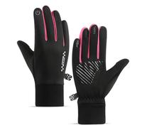 yoofun Kids Winter Warm Sports Gloves - Cold Weather Water-Resistant Children Mittens Age 4-12 Years Boys Girls (Red, XL)