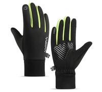 yoofun Kids Winter Warm Sports Gloves - Cold Weather Water-Resistant Children Mittens Age 4-12 Years Boys Girls (Green, XL)